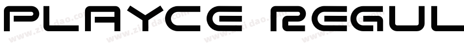Playce Regular字体转换